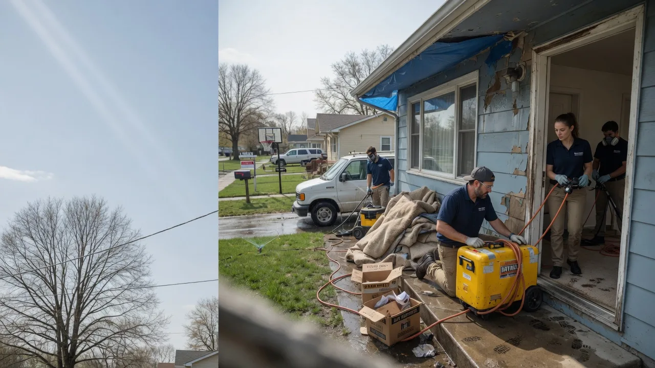 Basement Flood Cleanup in Conway Springs, KS near me